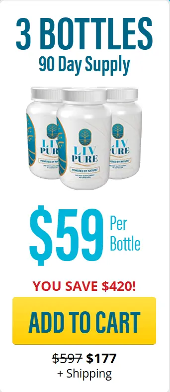 Liv Pure three bottle price